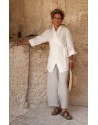 Women's White linen jacket