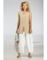 ARCADE TOP with our off white BULLE  linen trousers