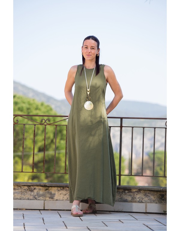 copy of OLGA DRESS BEIGE LINEN