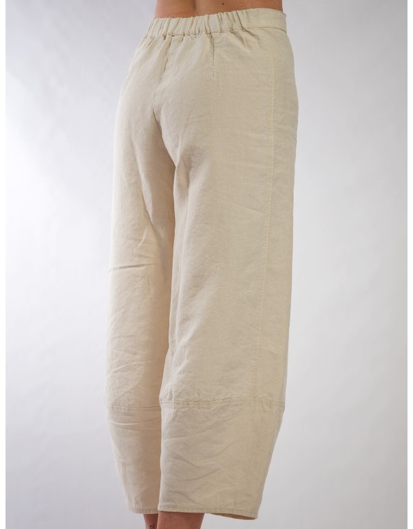 copy of LARGE BLACK BULLE LINEN PANTS