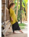 Our natural white linen shirt EmilieTHE must have of this summer!