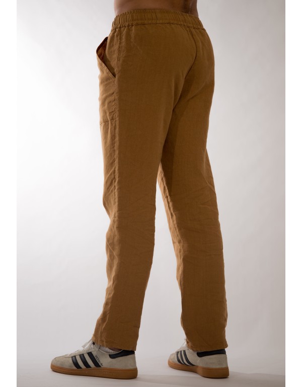 copy of DARK GREEN LINEN TROUSERS JULES