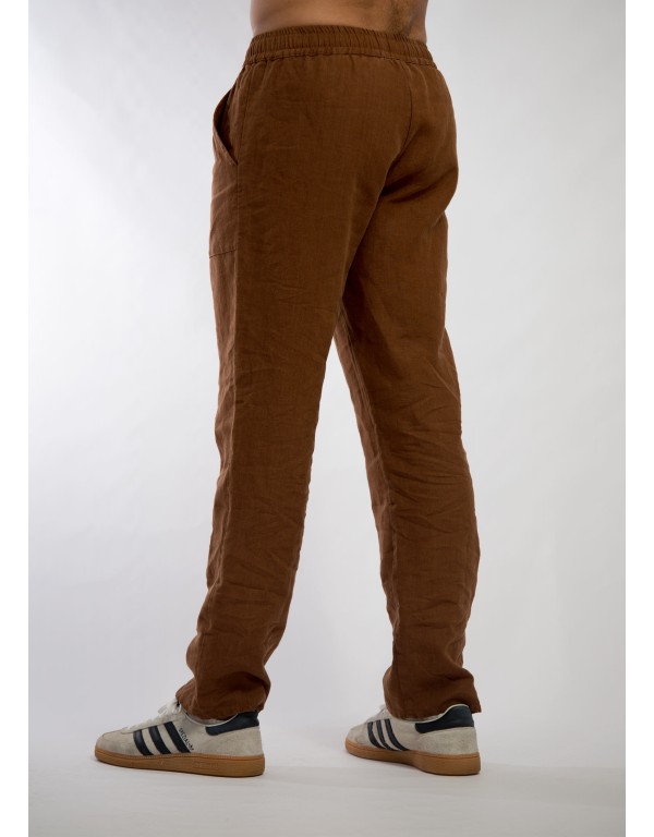 copy of DARK GREEN LINEN TROUSERS JULES