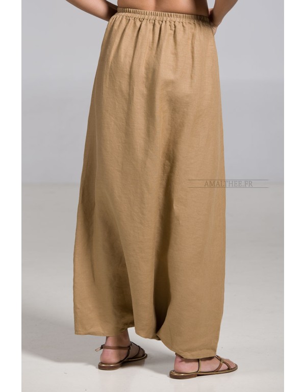 HAVANA  LINEN SAROUEL SKIRT