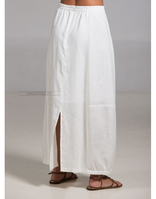 OFF WHITE LINEN ZOE SKIRT