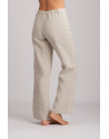 PANTALON BARBARA DROIT EN LIN FICELLE