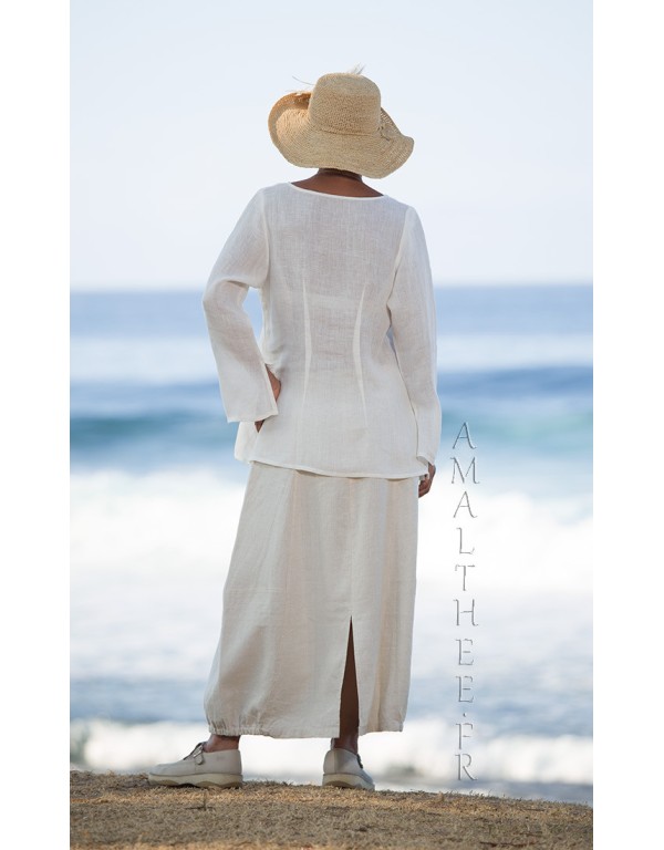 OFF WHITE  LINEN ANAIS TUNIC